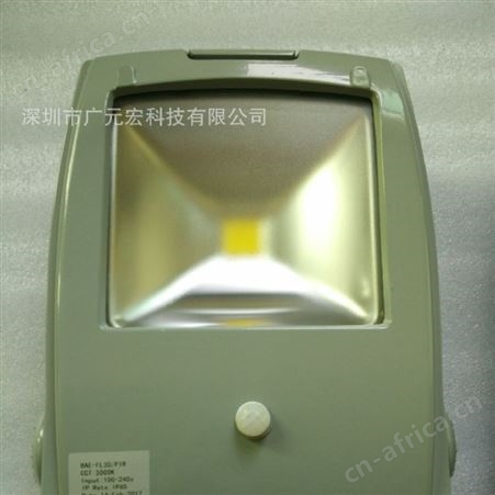 TGD-010内置感应led投光灯  led泛光灯红外线人体50w30w10w灯 背包灯