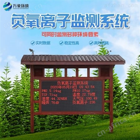 国产负氧离子自动监测站公司